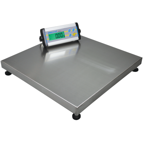 Adam Equipment CPWplus Bench and Floor Scales with Pillar, External Calibration, 150 kg Capacity, 50 g Readability, 500 x 500 mm Pan Size - CPWplus 150M - Click Image to Close